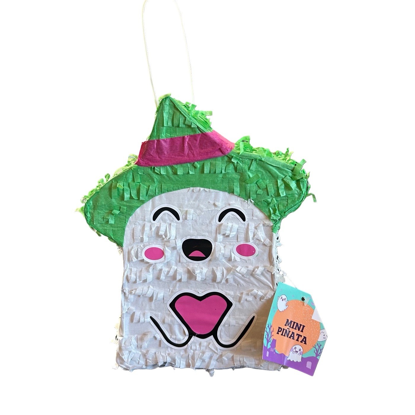 Halloween Piñata For Kids 8” Mini Hanging Ghost Fun Party Games Cute Decor New
