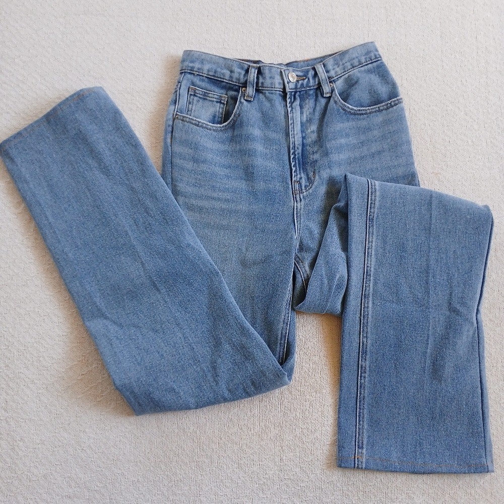pacsun wide leg denim jeans 26 90s y2k streetwear school high rise