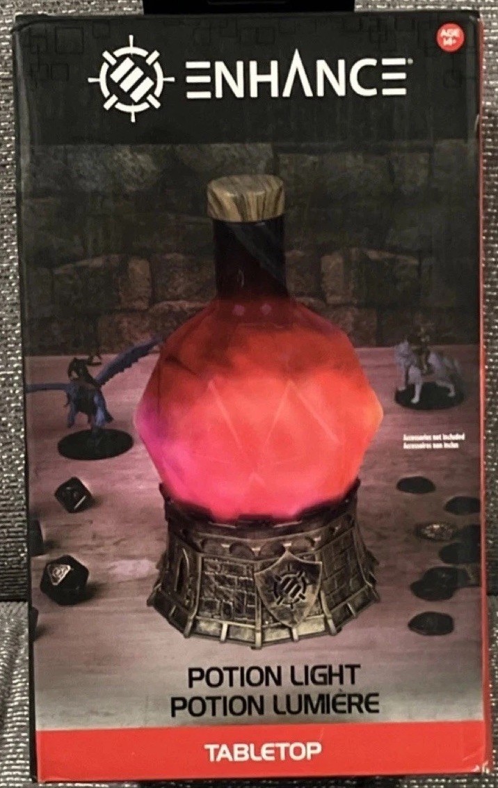 ENHANCE Potion Light Tabletop Red Gaming Accessory for 8-11 Years, 8+ Years
