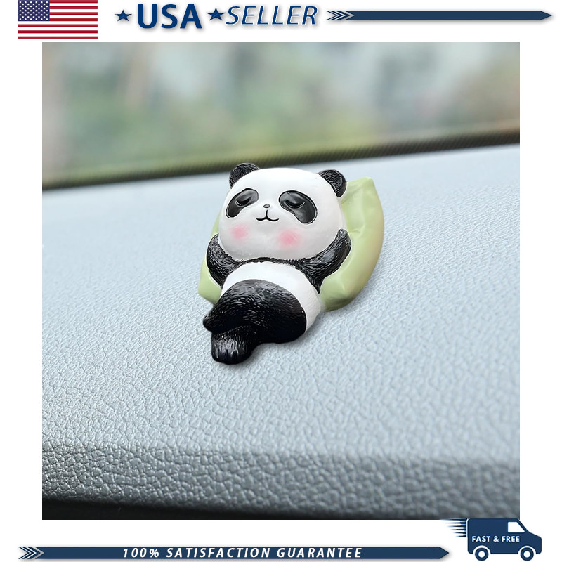Cute Panda Car Dashboard Decor Vehicle Rear View MirrorColor: Panda