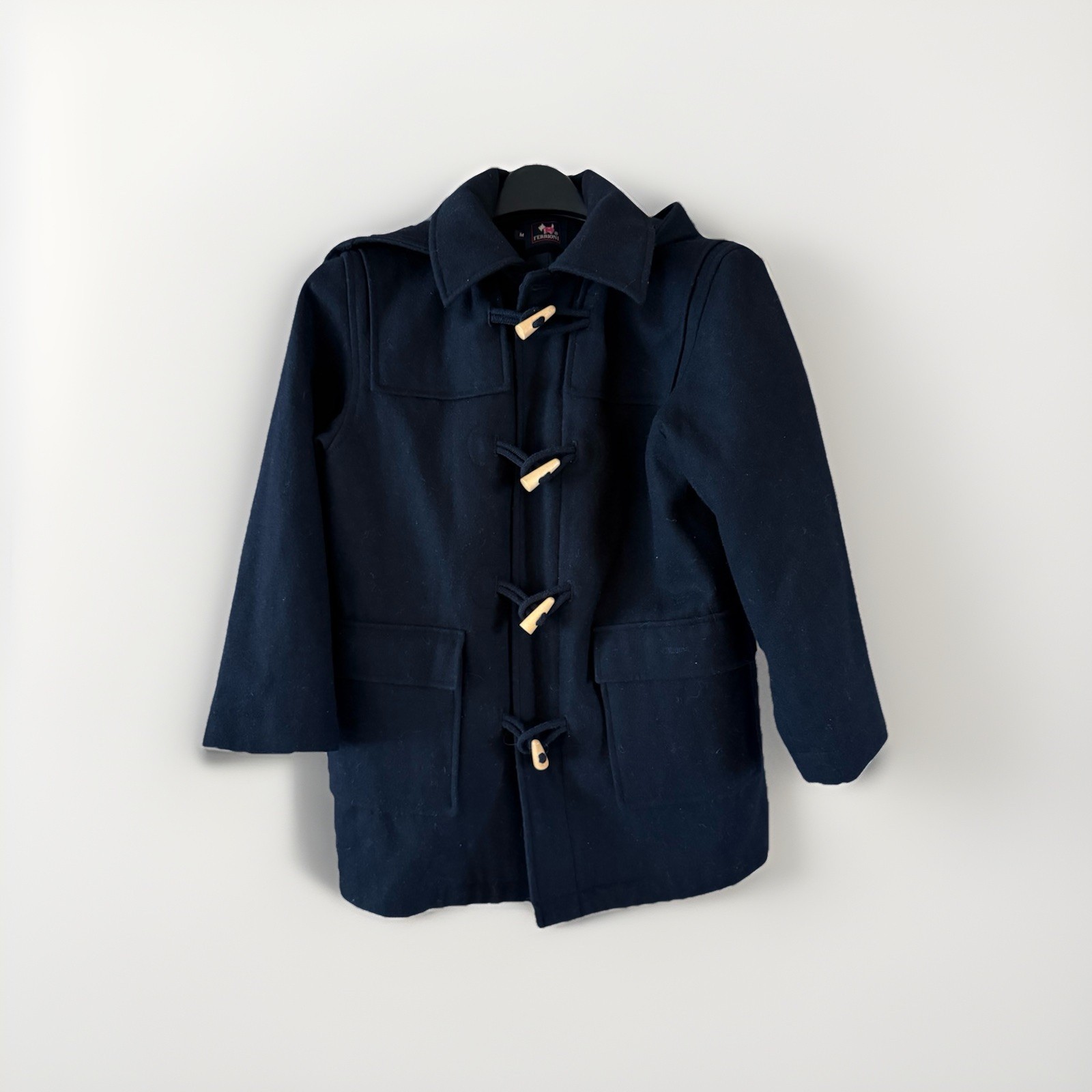 Ferrioni Boys Winter Stylish Coat, Toggle Buttons,  100% Poly,  Size Medium