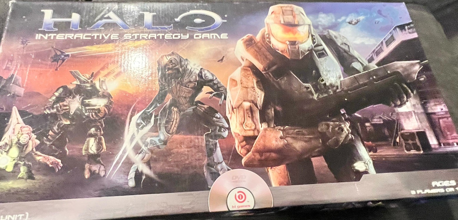 Halo Interactive Strategy Game 2008 Microsoft W/dvd Board Game