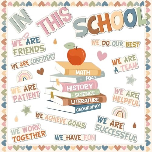 Boho Bulletin Board Set Motivational in This School Classroom Inspirational