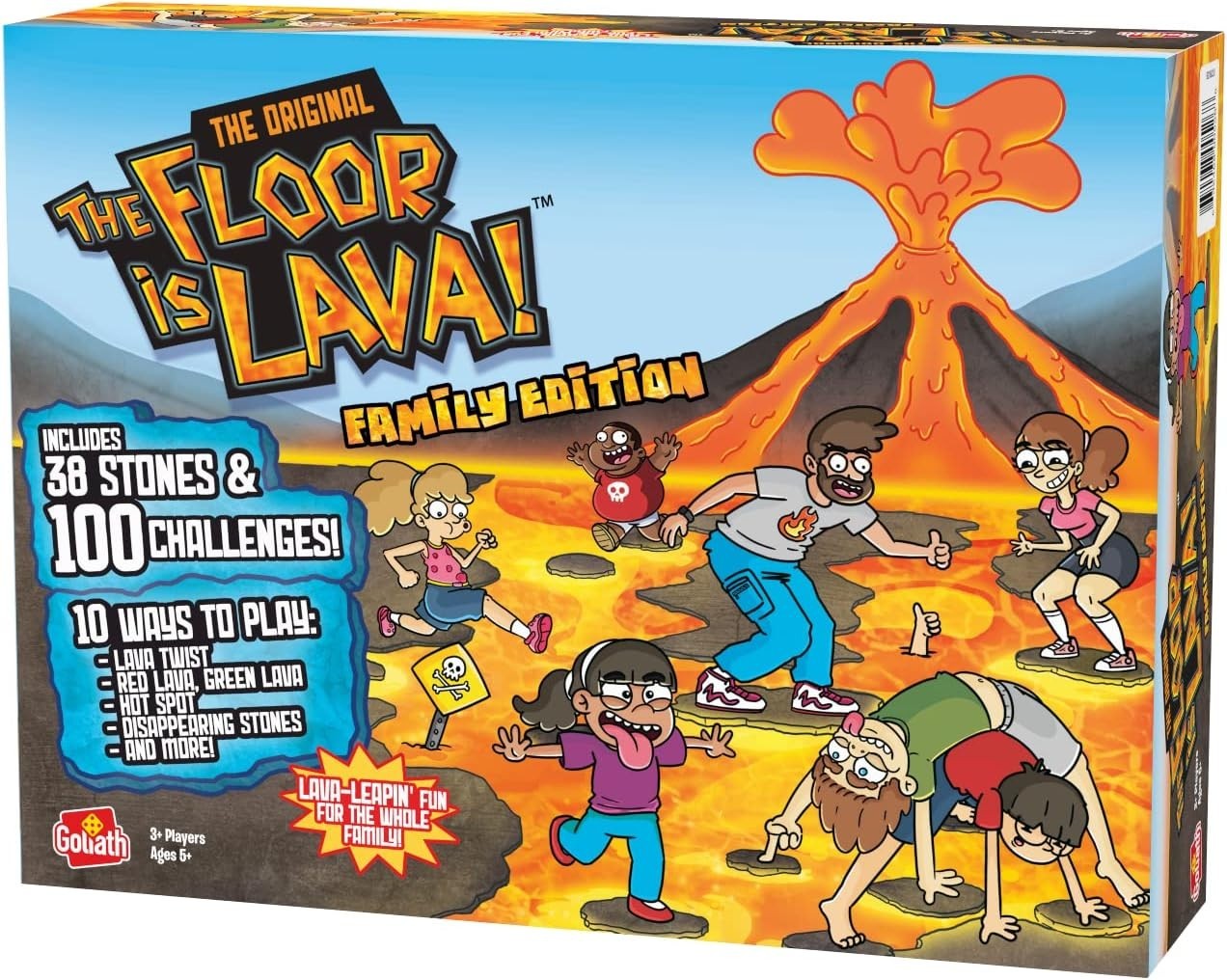 The Original The Floor is Lava Family Edition  Interactive Game for Kids NEW