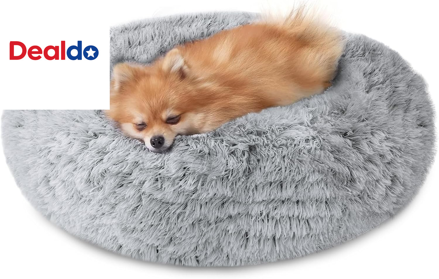 Small Dog & Cat Beds for Indoor Cats, Donut Cuddler Warming Soft Dog Beds with A
