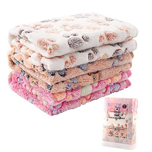 3 Pack Cat and Dog Blanket -  Soft & Warm Fleece Flannel Pet Small (23"*15")