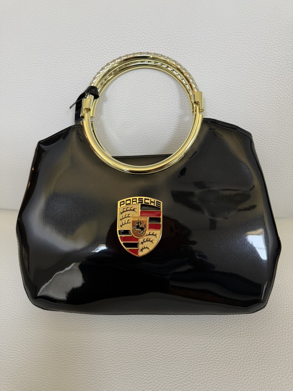 Exquisite BLACK Porsche Handbags Matching Your Luxury Car