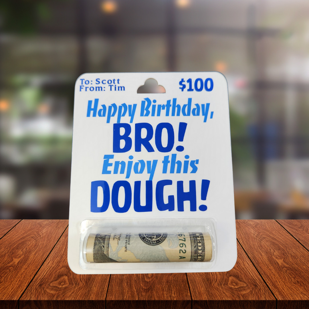 Personalized Money Card for Brother, Gift for Brother, Unique Birthday Gift