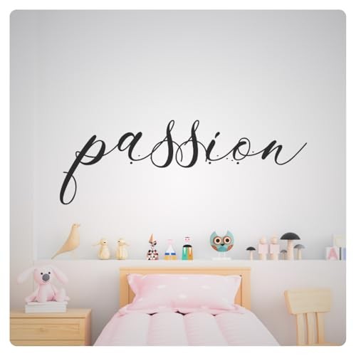 Passion Motivational Inspirational Wall Decal Sticker Quote Home Decor