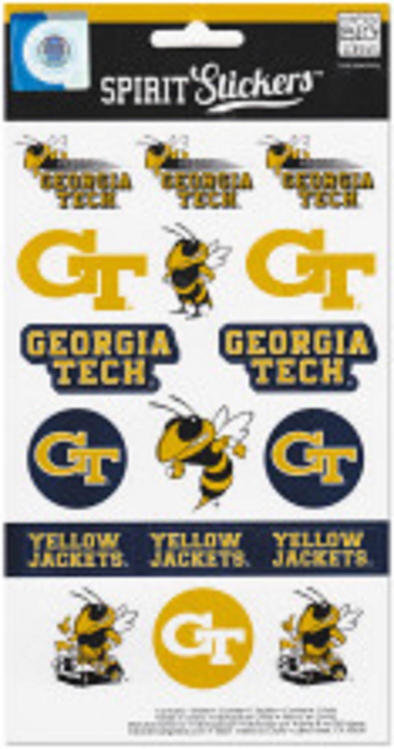 Georgia Tech Yellow Jackets NCAA University College Gift Decals Spirit Stickers