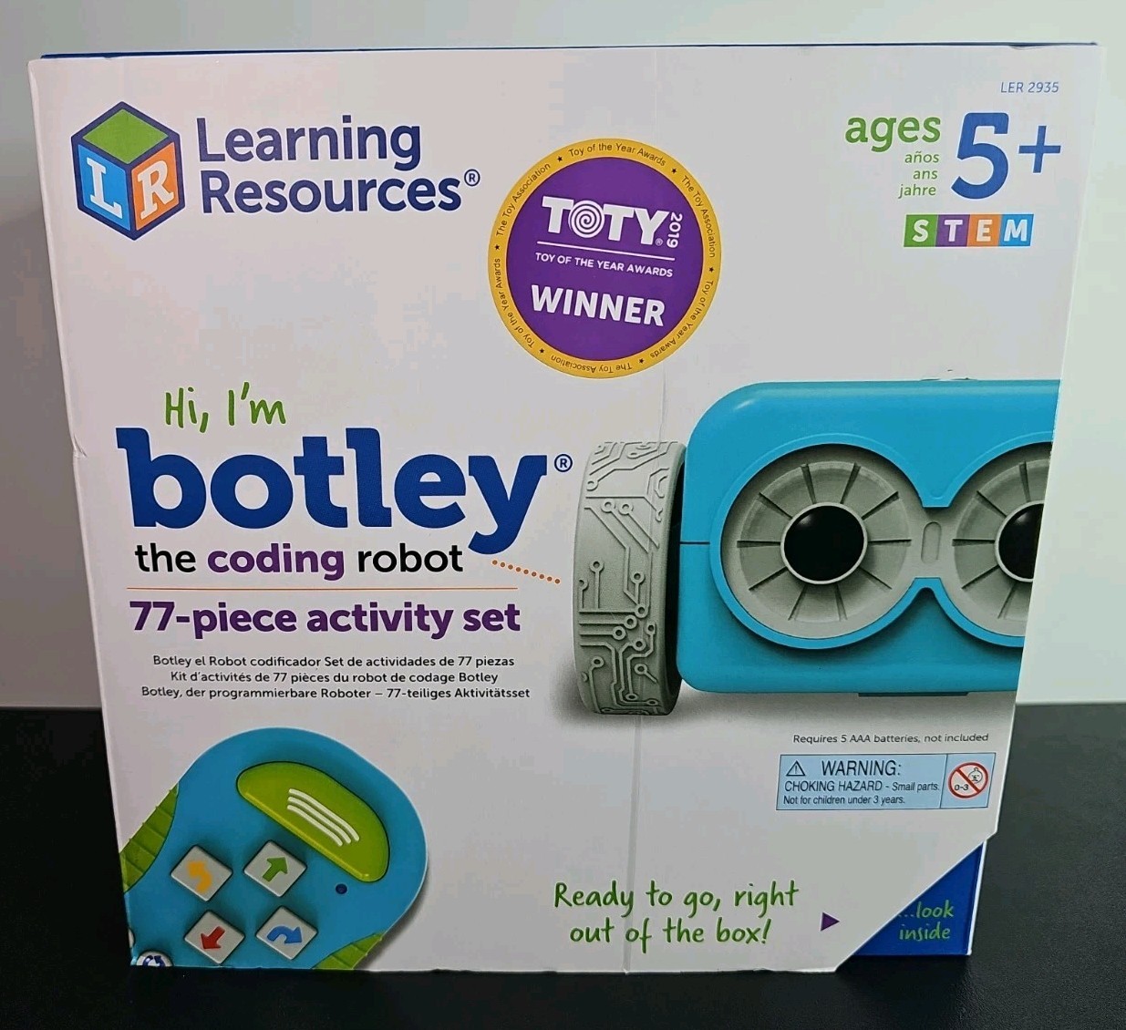 Brand New Learning Resources LER 2935 Blue Coding Robot~~~