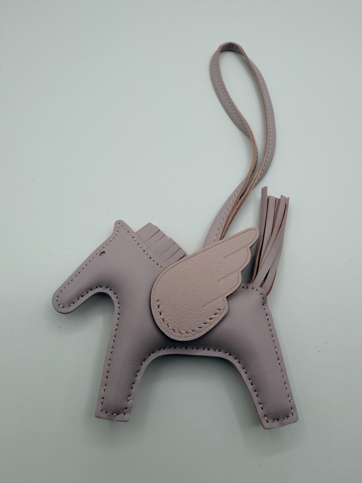 Hermes Pegasus Bag Charm Pink Luxury Bag Accessory Lightweight Gift