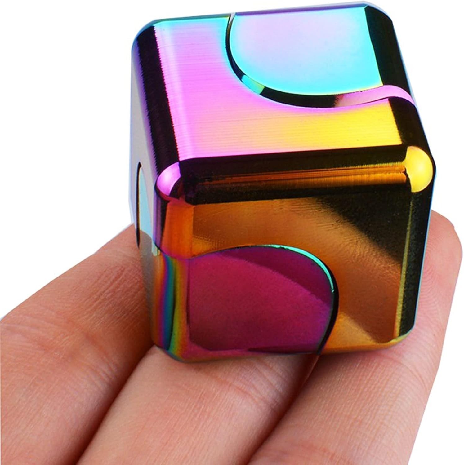 Fidget Spinner Toys Cube Adults Metal Fidgets Cool Stuff Desk Gadgets Office Toy