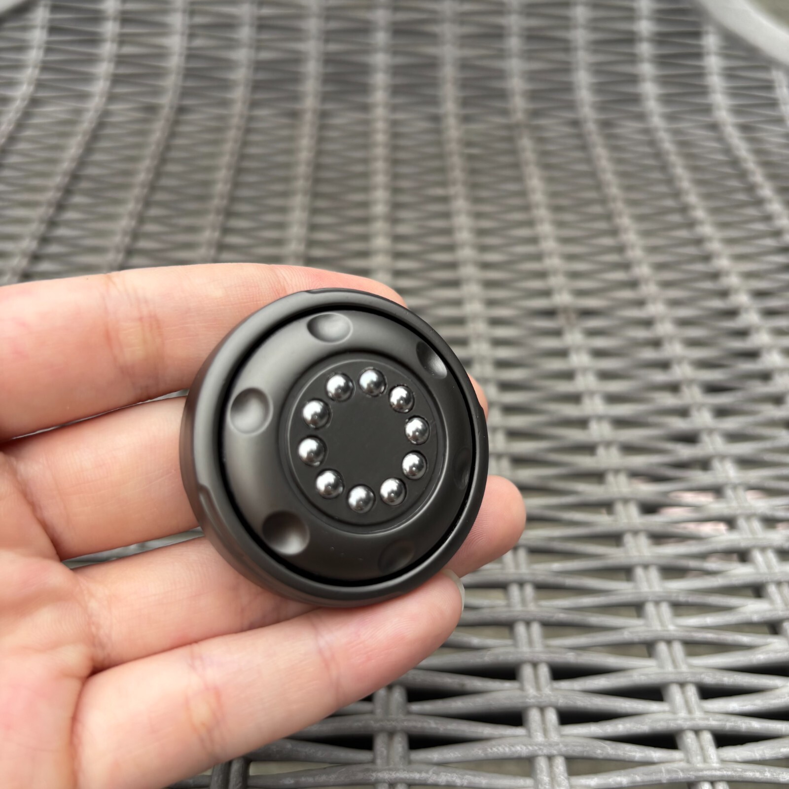 Mechanical Coin Flying Saucer Metal Slider Fidget Office Toys Cool Gadgets