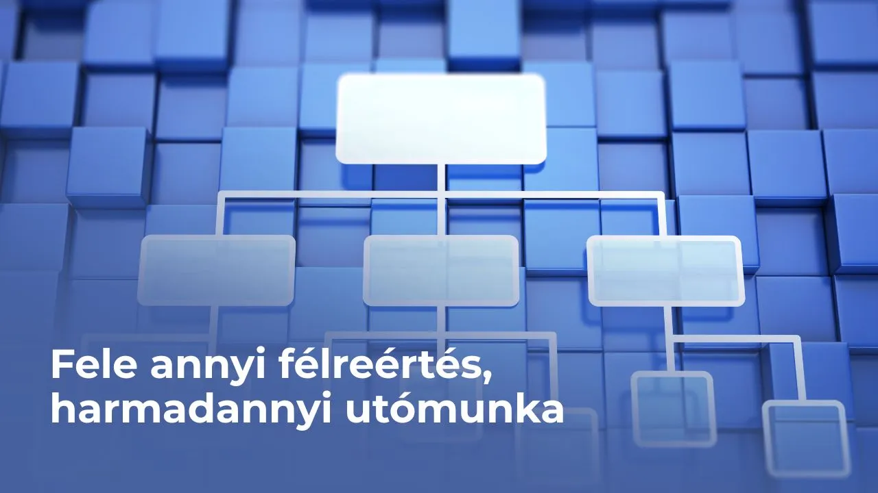 Fele annyi félreértés, harmadannyi utómunka