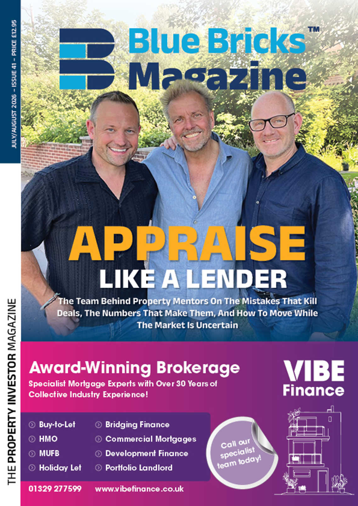 Cover of the latest edition of Blue Bricks Magazine