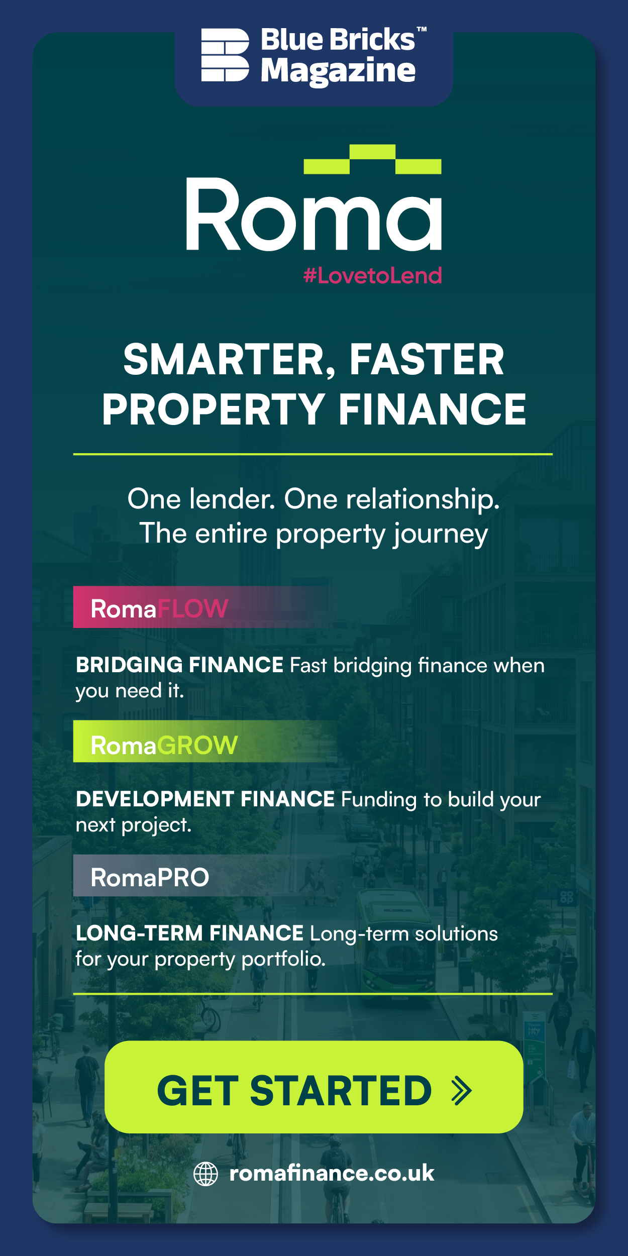Advert for Roma Finance