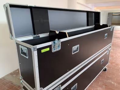 Aflang flightcase 2 stk.