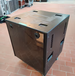 12U Rack m. plexiglas