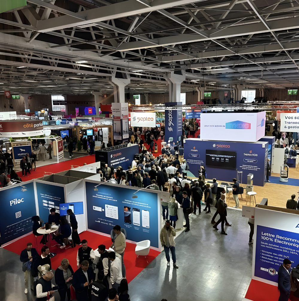 Photo du stand Piloc au salon RENT 2024