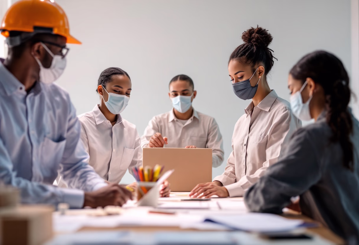 image of disaster relief efforts for a humanitarian aid nonprofit