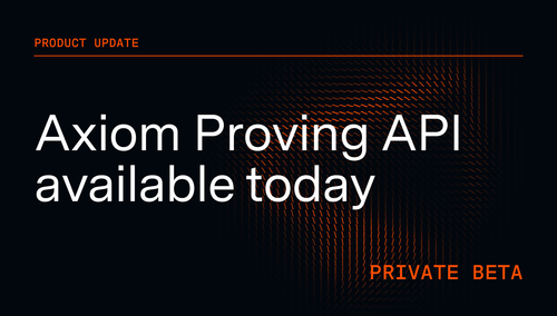 Introducing the Axiom Proving API Beta