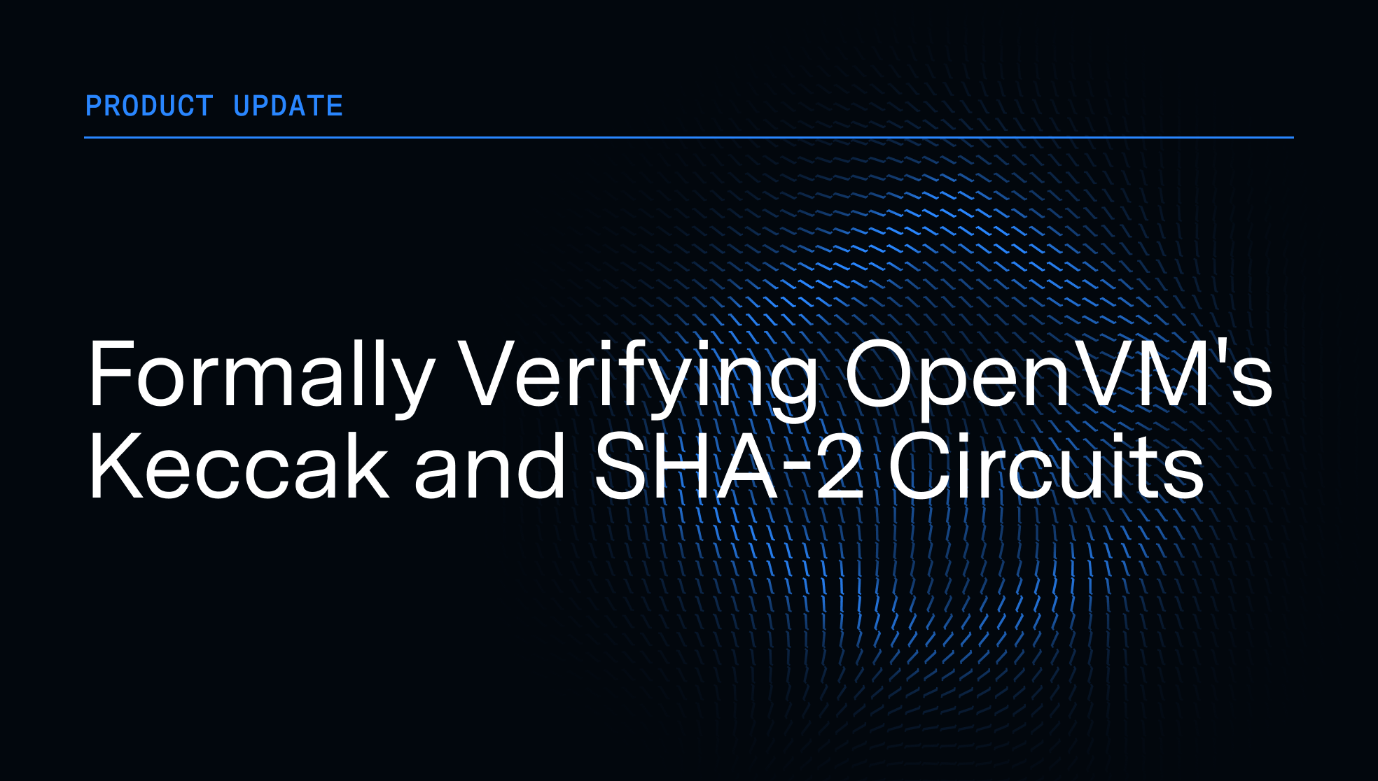 Formally Verifying OpenVM's Keccak and SHA-2 Circuits