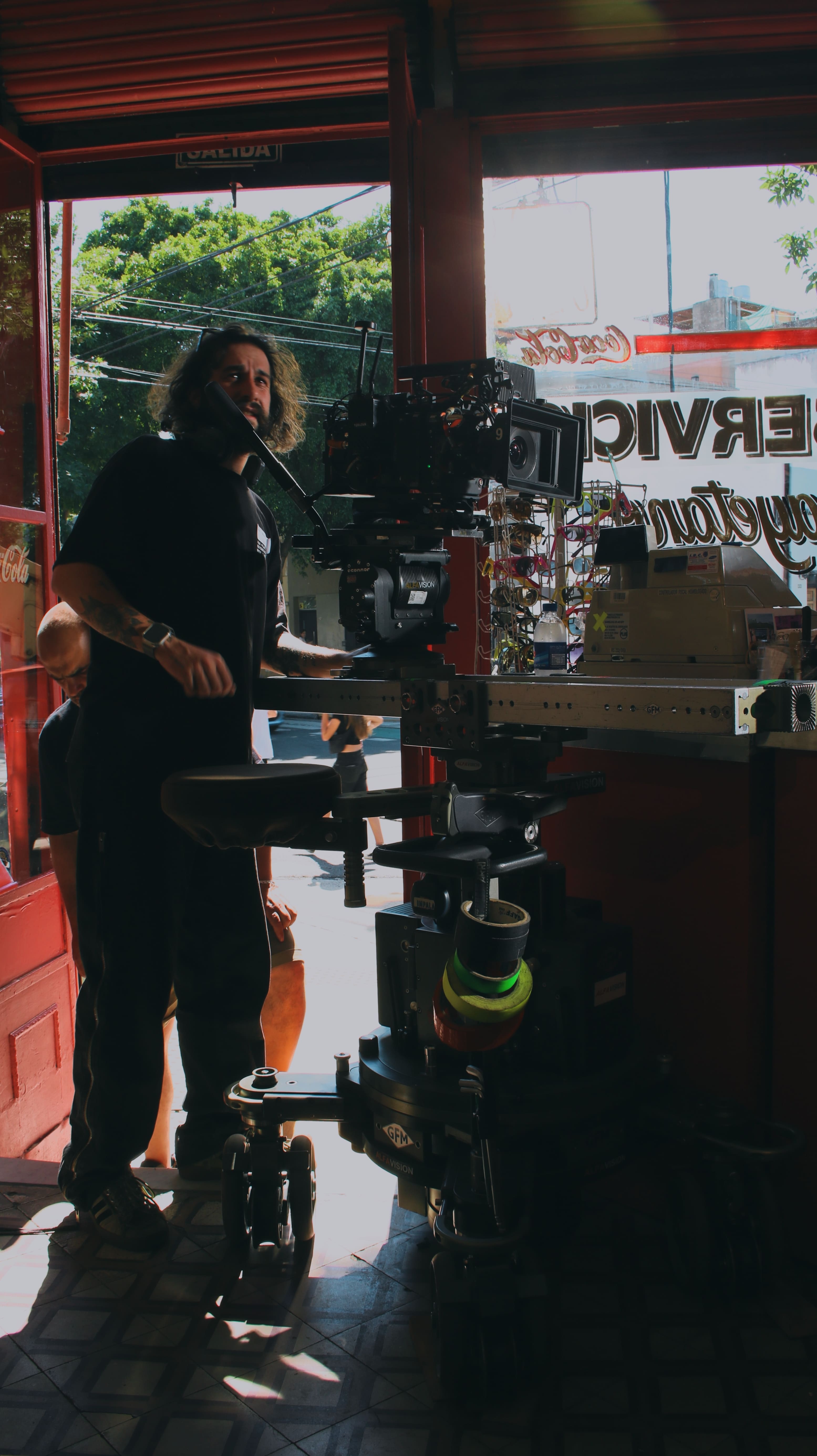 Coca-Cola project behind the scenes photo