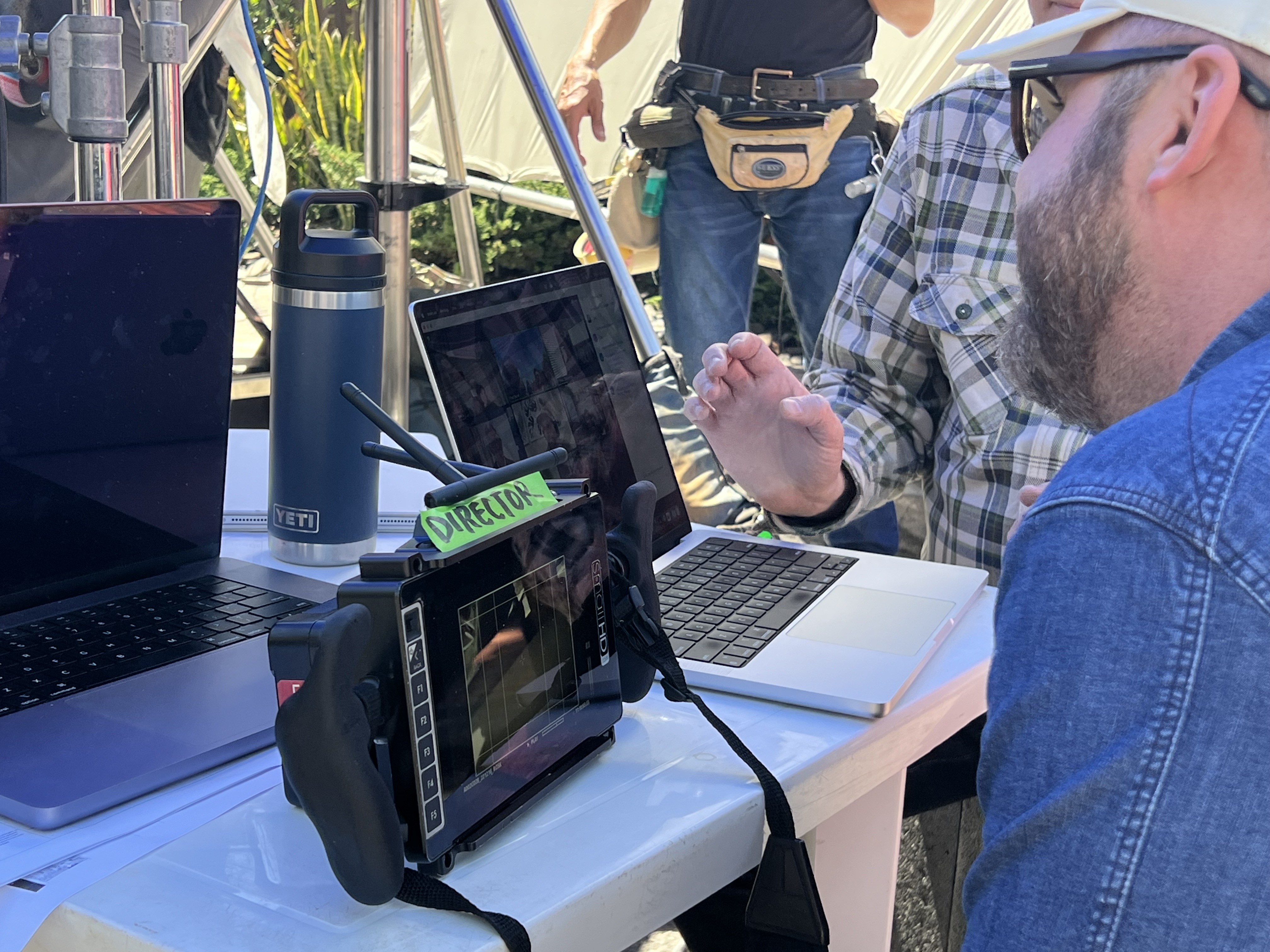 Facebook project behind the scenes photo