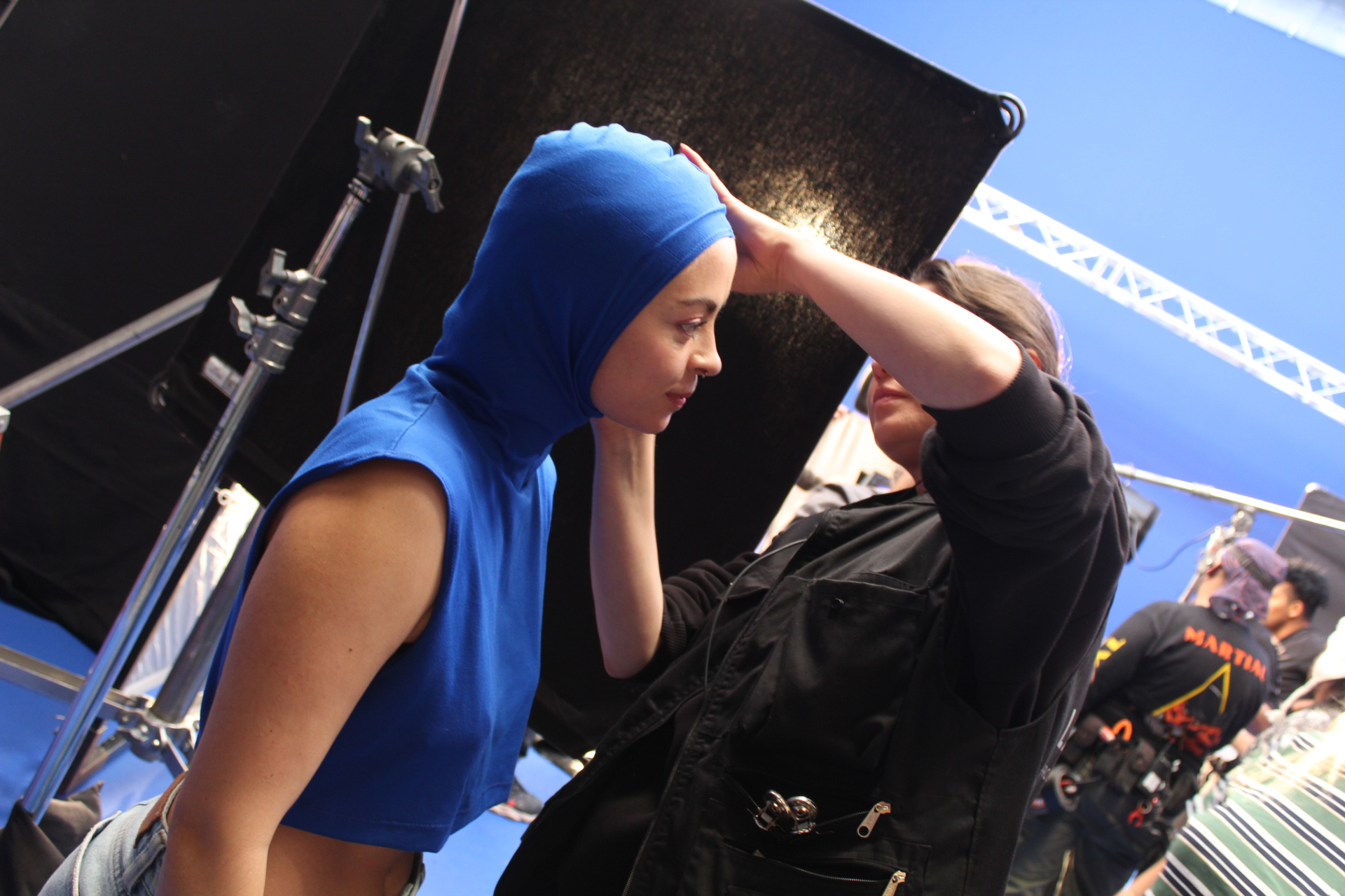 Dunkin project behind the scenes photo