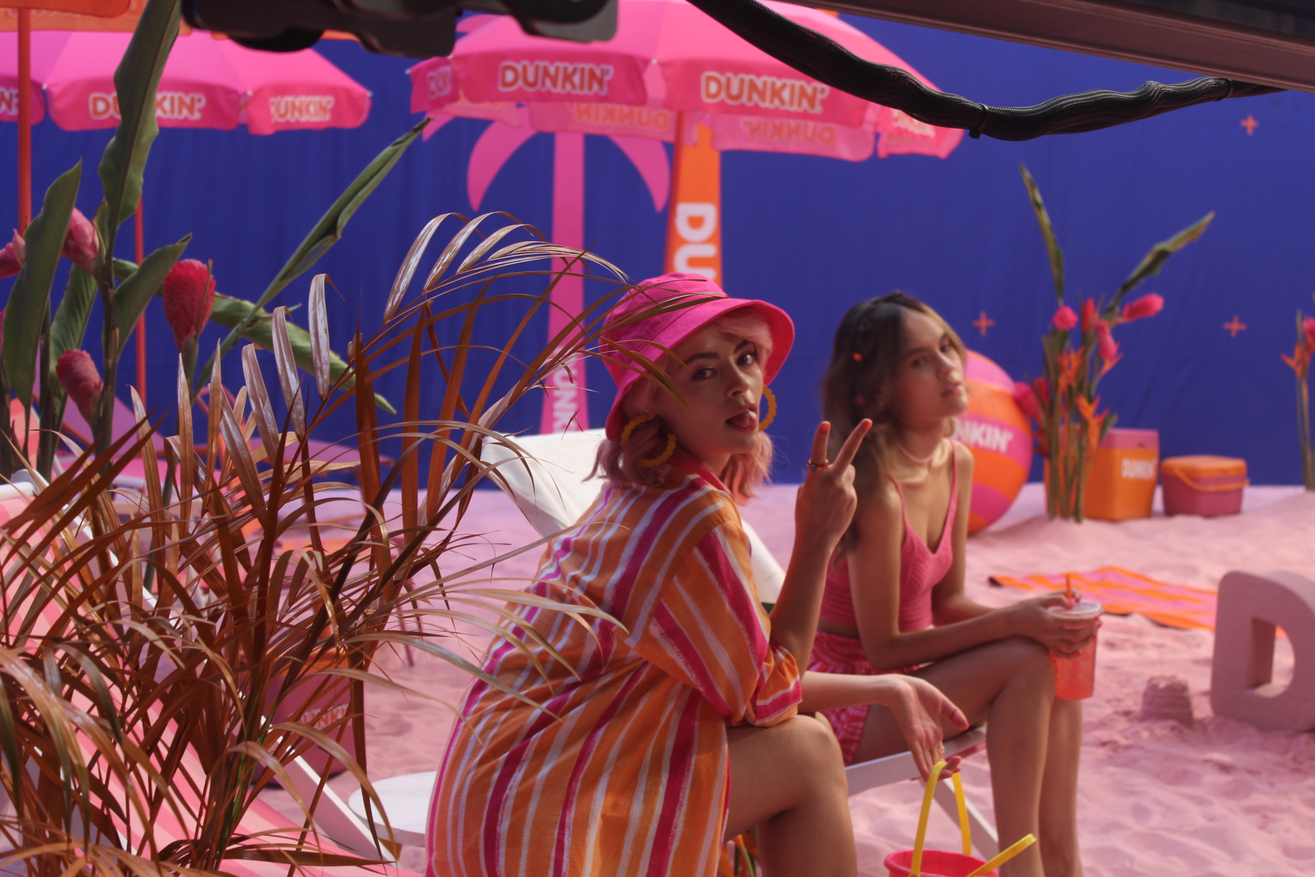 Dunkin project behind the scenes photo