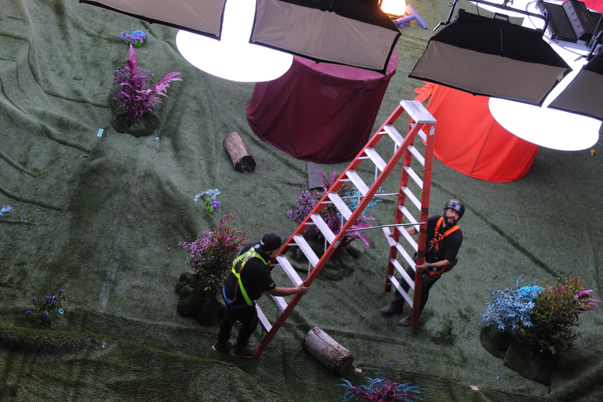 Dunkin project behind the scenes photo