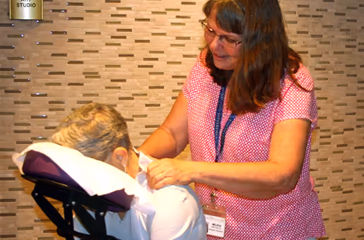 massage therapy person giving massage