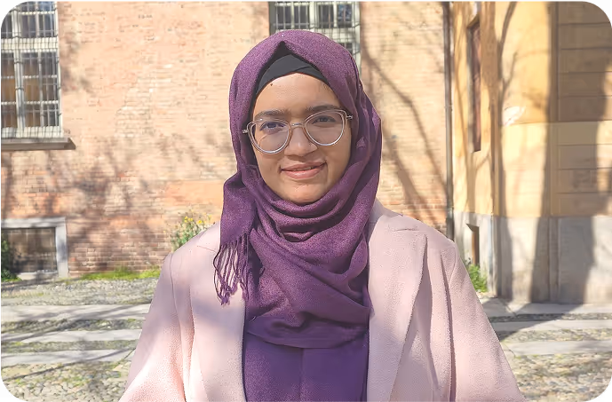 Ismit Ara Jiniya, ApplyAZ student doing her second master's at the University of Pavia