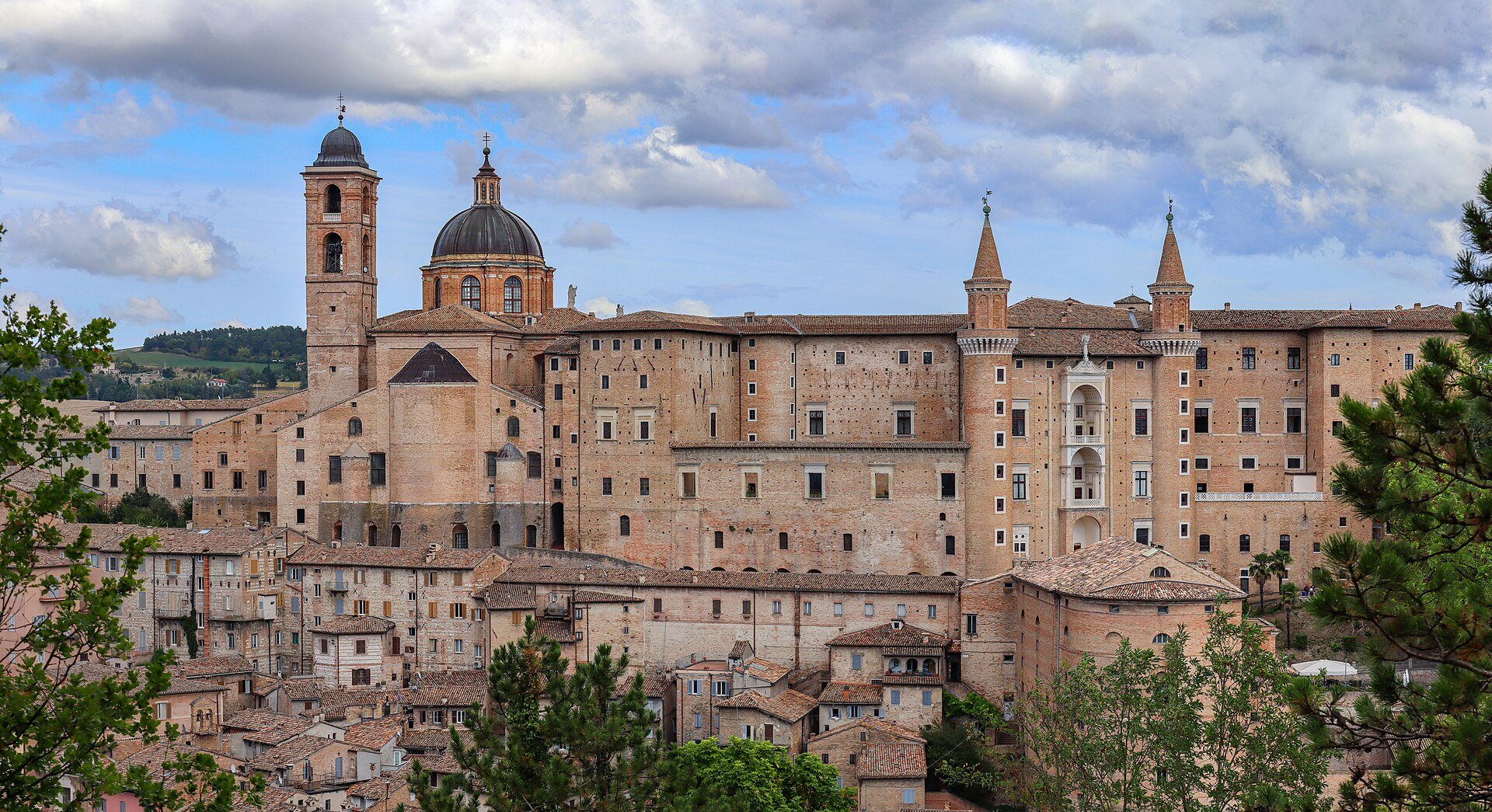 The Ducal Palace and old town of Urbino