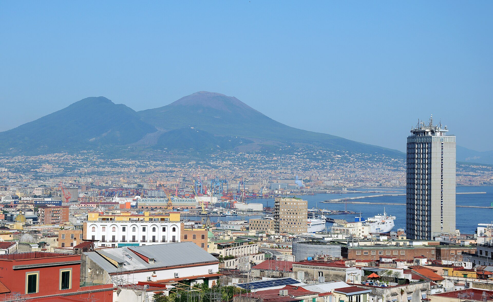 Naples and Mount Vesuvius