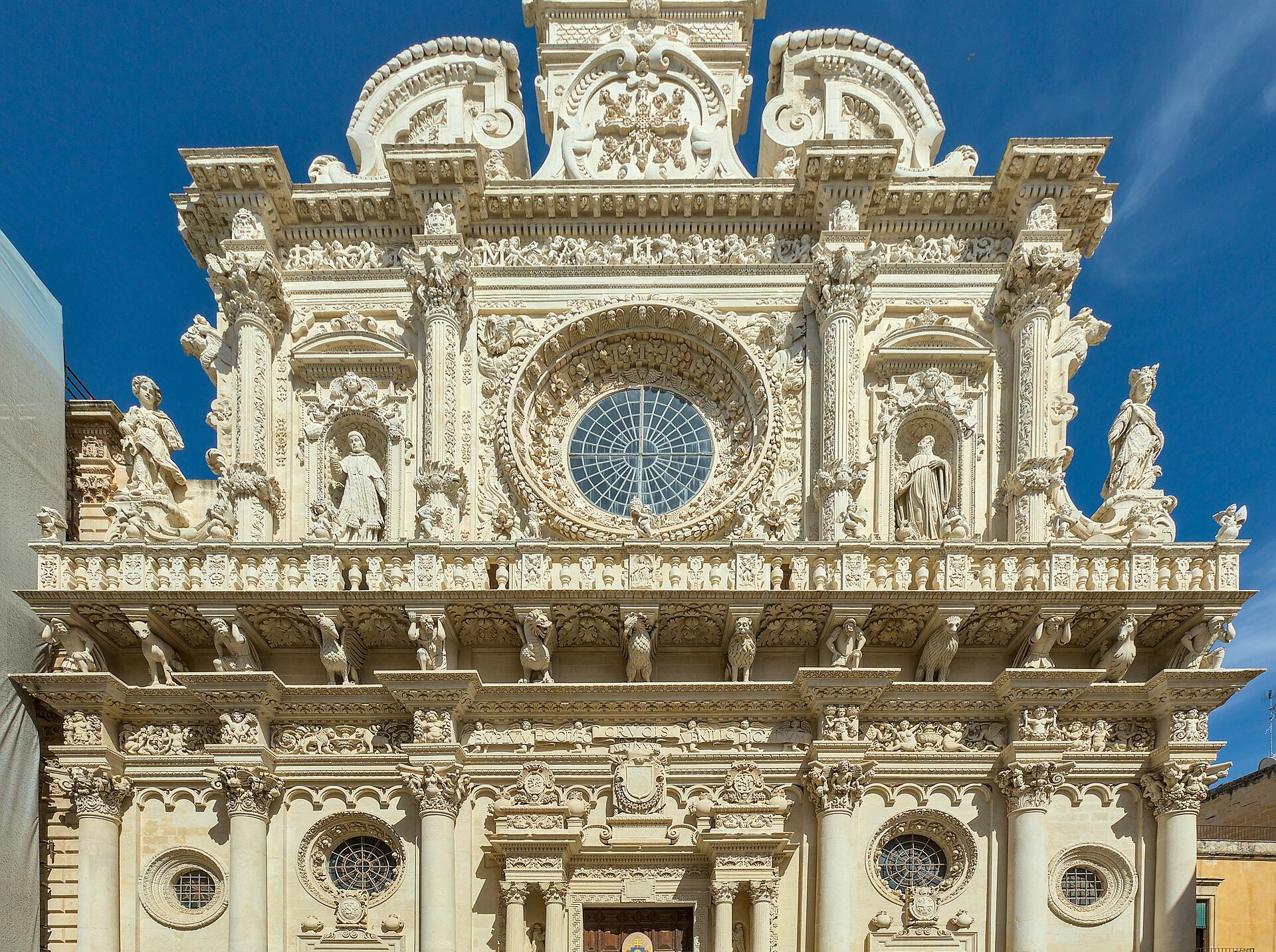 The Baroque facade of Santa Croce in Lecce