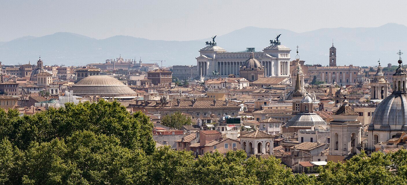 The skyline of Rome