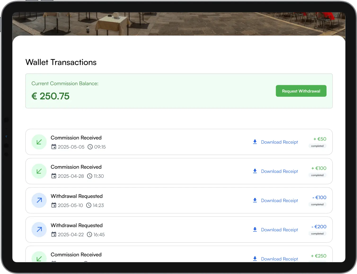 ApplyAZ dashboard: Watch Your Earnings Grow