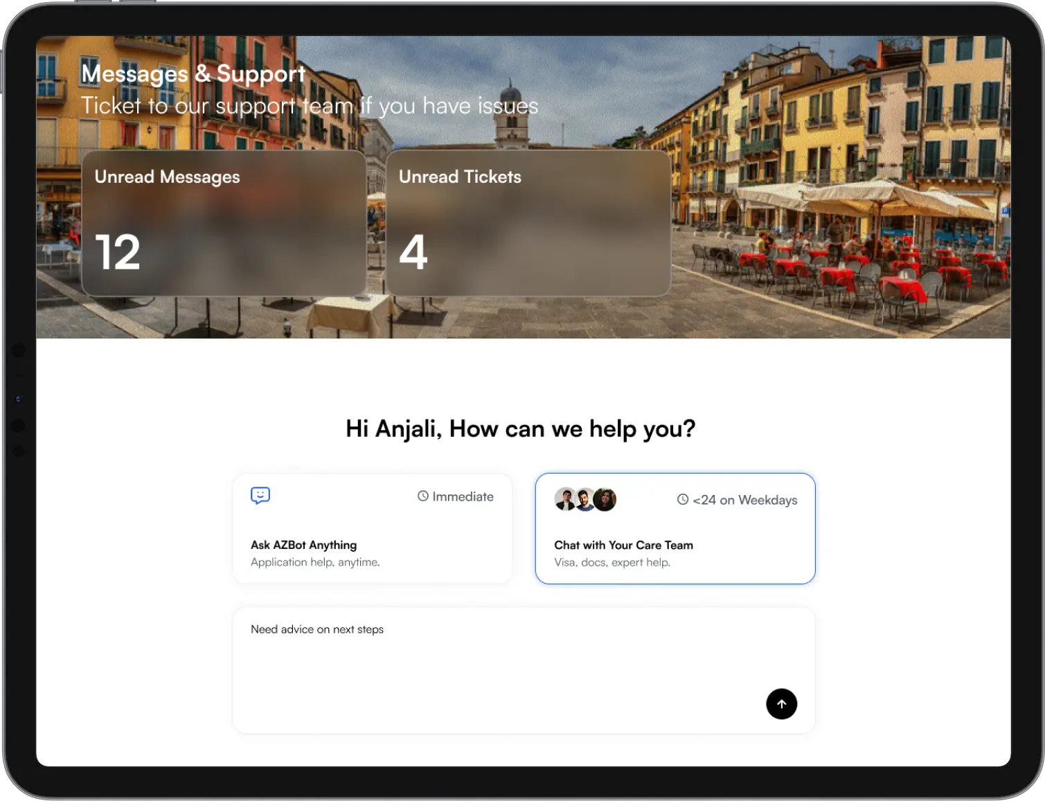 ApplyAZ dashboard: We’ve Got Your Back
