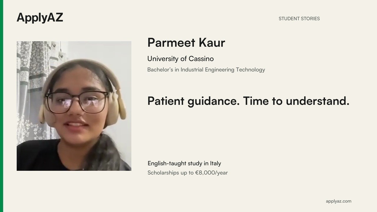 Parmeet Kaur at Cassino: guidance at a comfortable pace