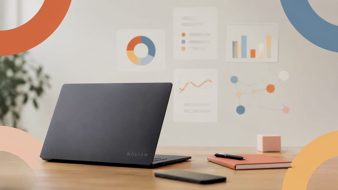Abstrakte digitale Darstellung eines Dashboards