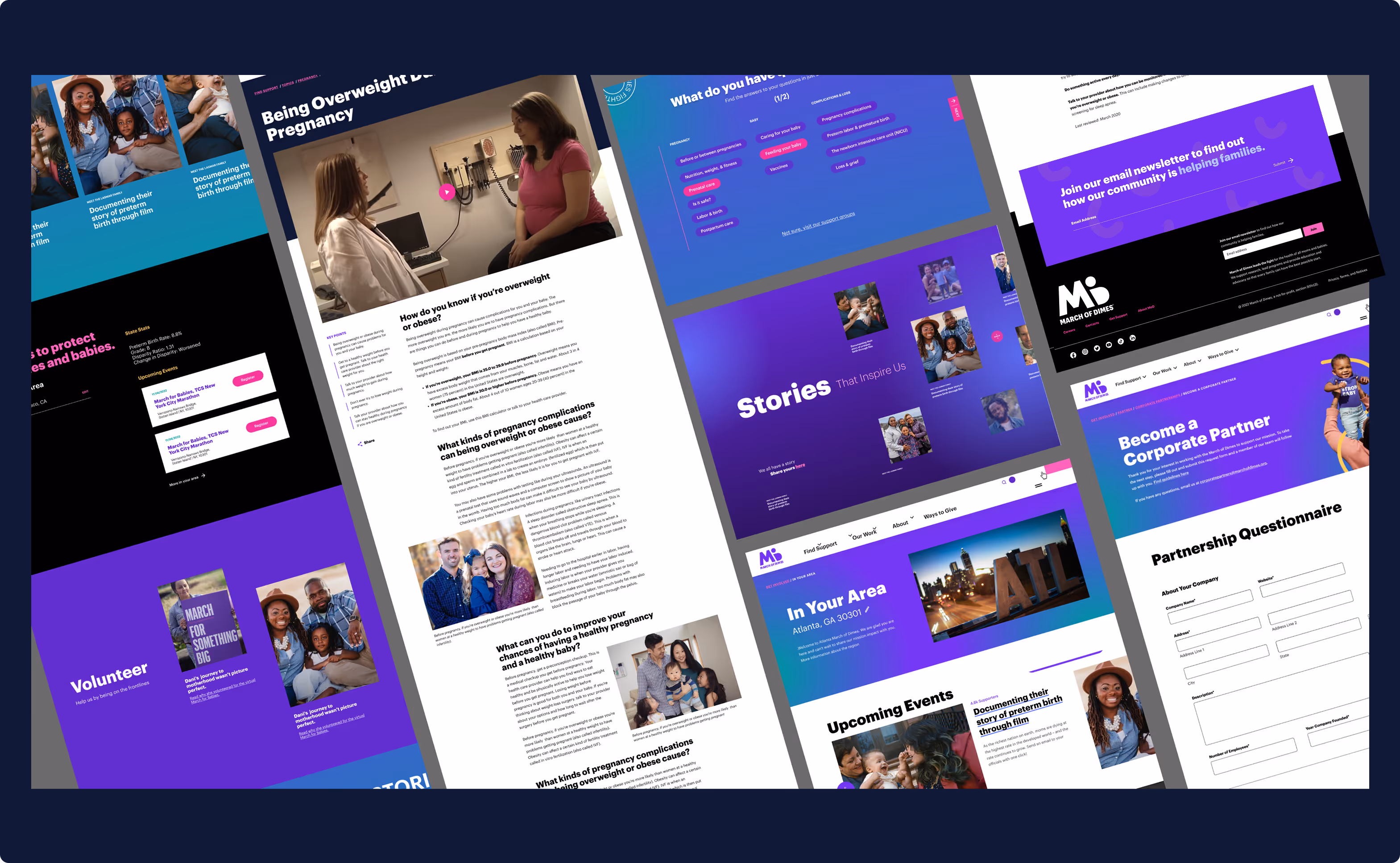 custom illustrations woman and baby, photo of families with decorative elements