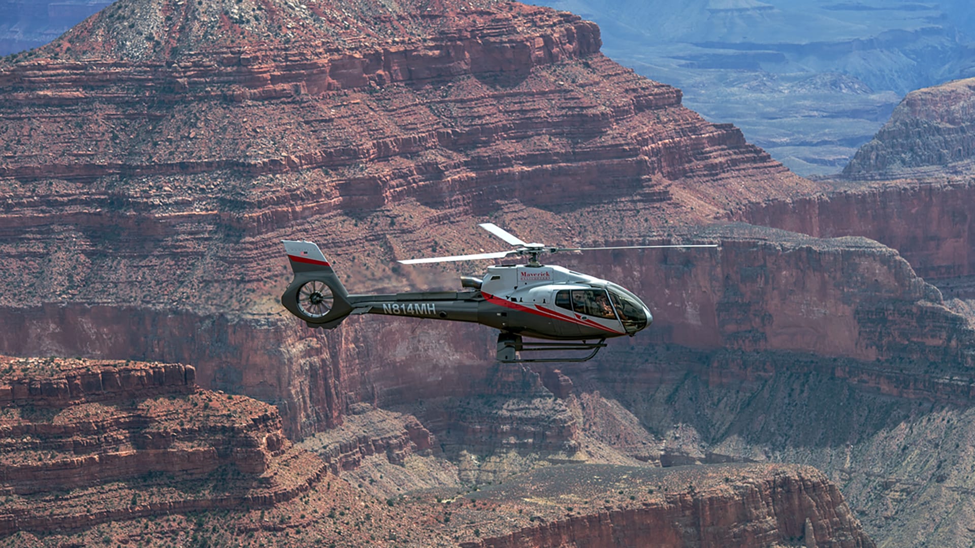 Grand Canyon Helicopter Tour. Credit: Maverick Helicopters