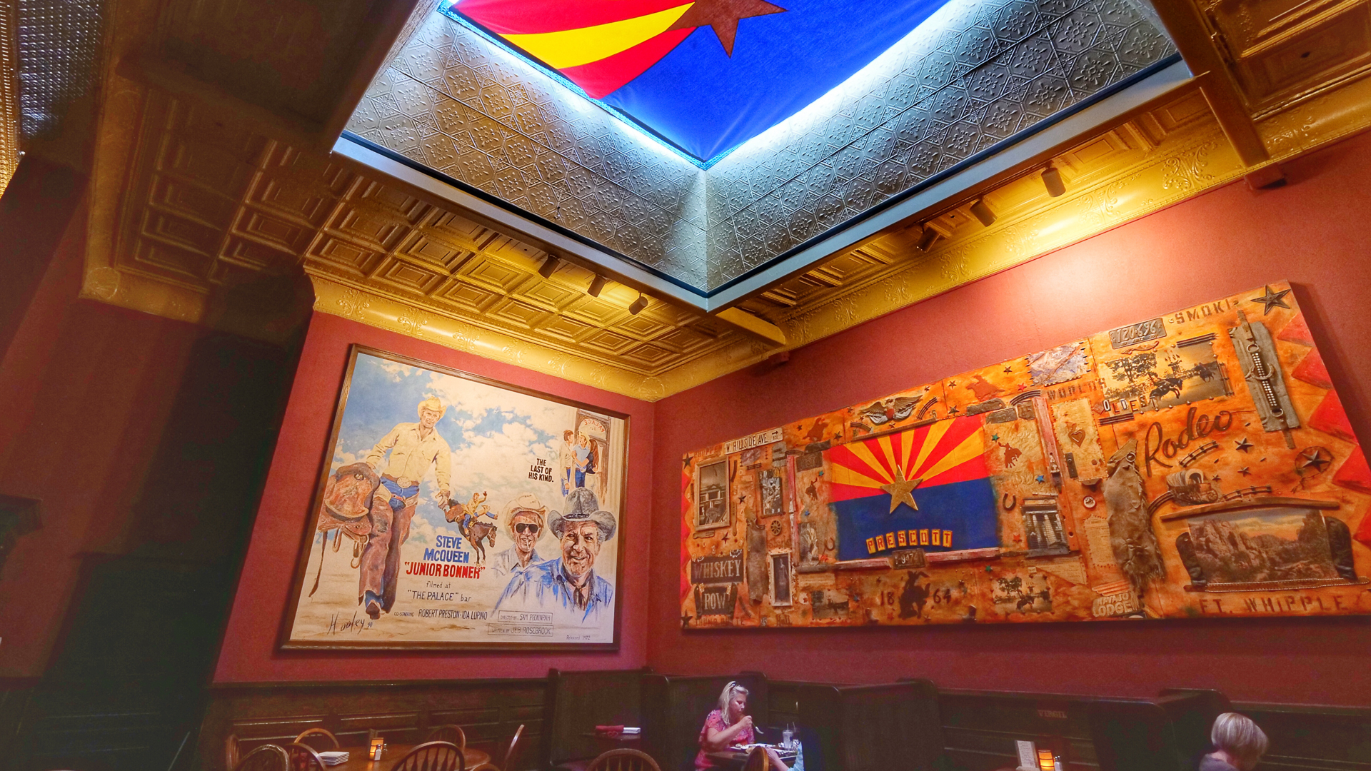 Palace Saloon AZ Flag Prescott Ji Rui