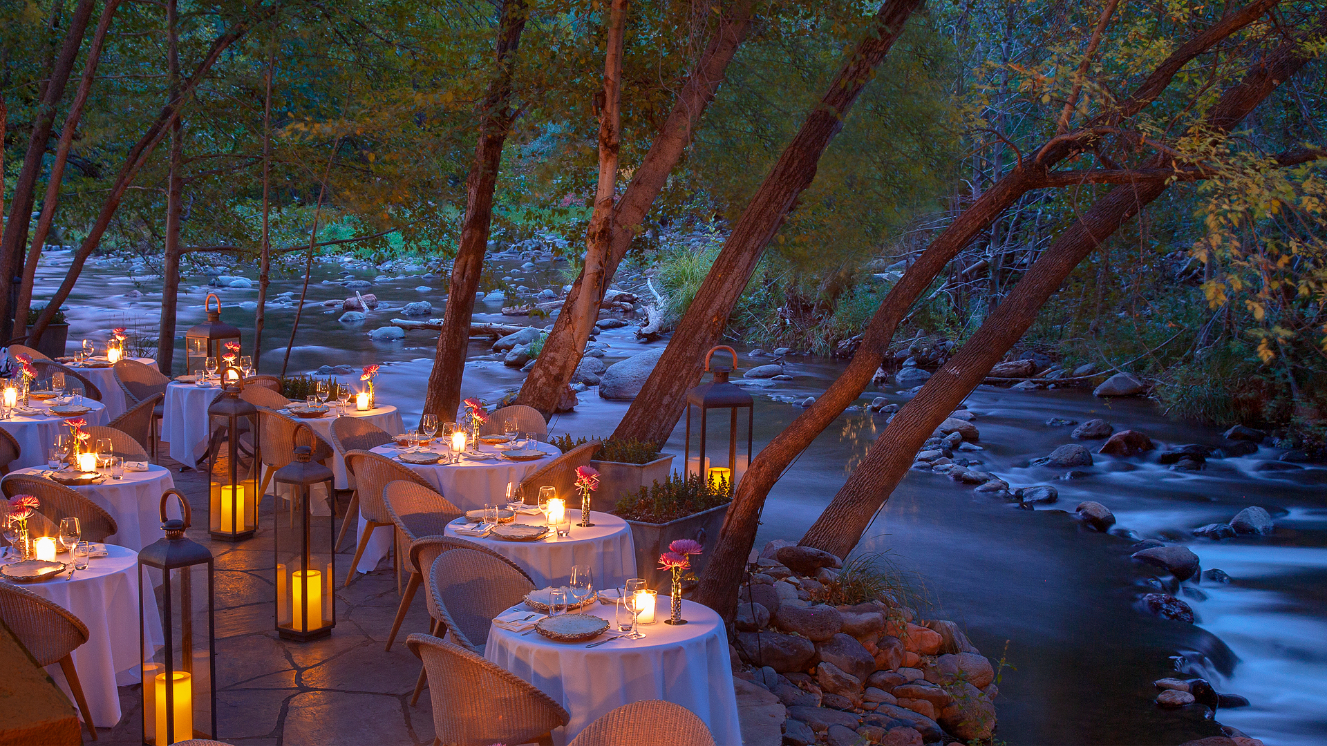 Cress on Oak Creek creekside dining. Credit: L’Auberge de Sedona