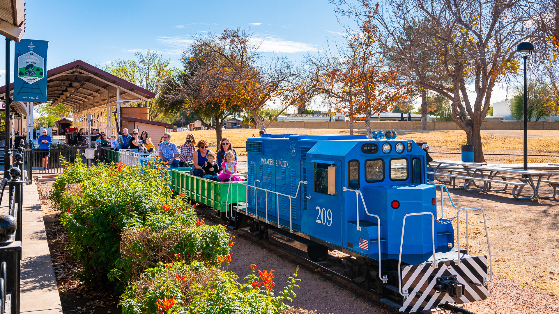 McCormick Stillman Railroad train, Scottsdale. Credit: An Pham.