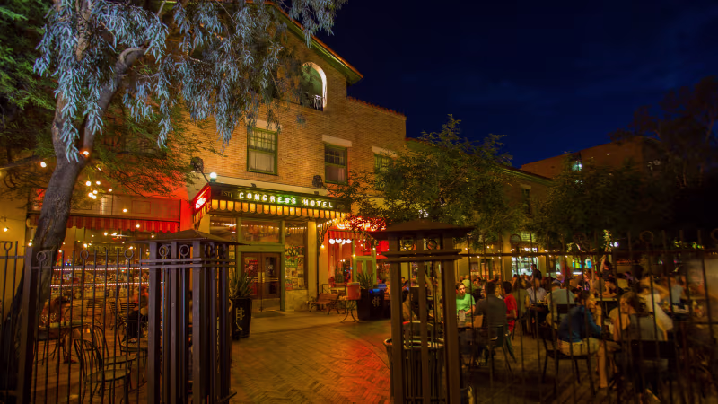 Hotel Congress, Tucson. Credit: Arizona Office of Tourism.