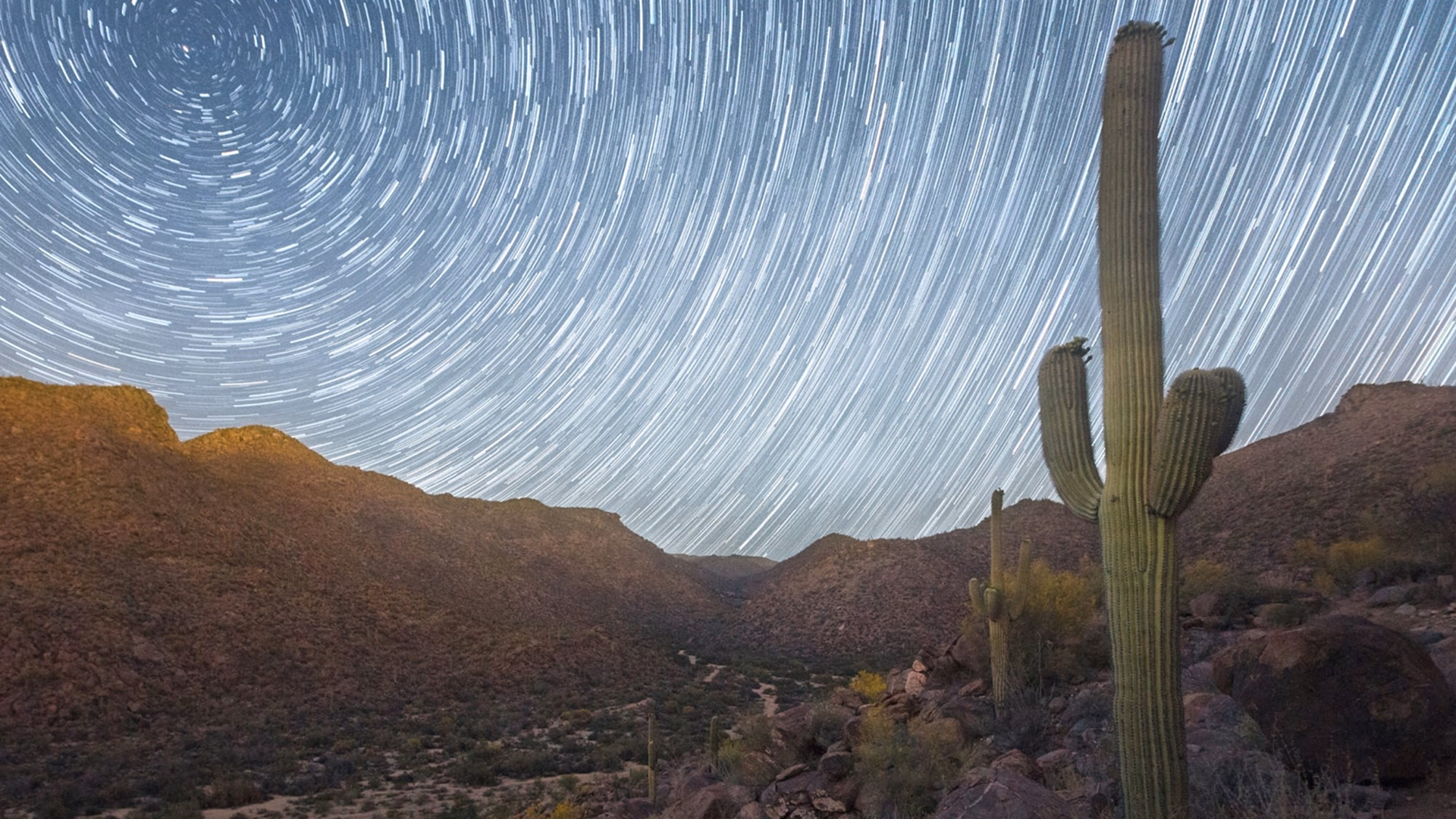 Star Trail Tucson AZ Sean Parker Photography