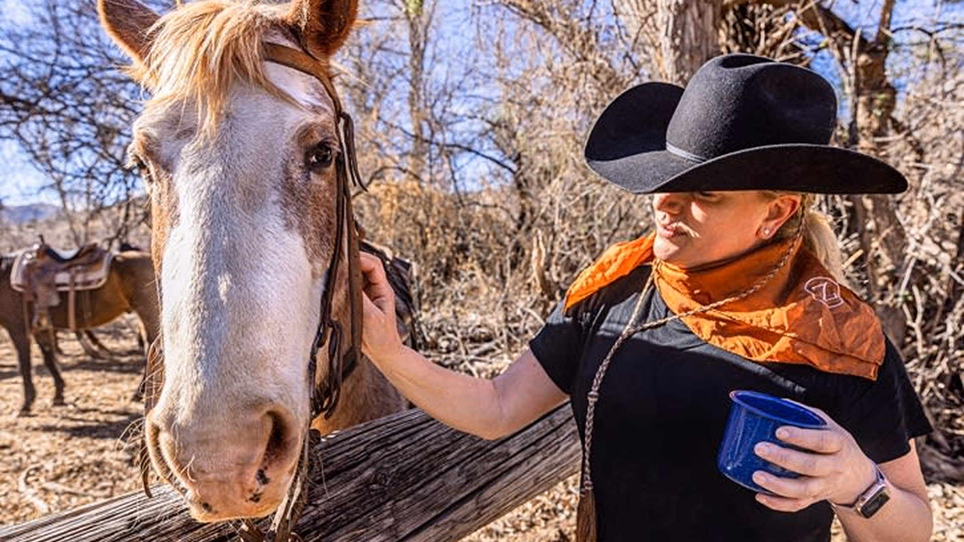 Circle Z woman and horse (Credit Steven Meckler)